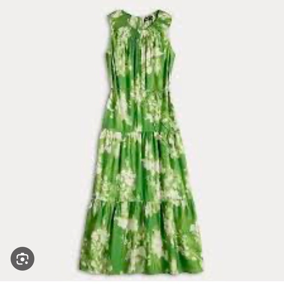 Simply Vera Vera Wang fit and flare midi dress green size M - Picture 7 of 7